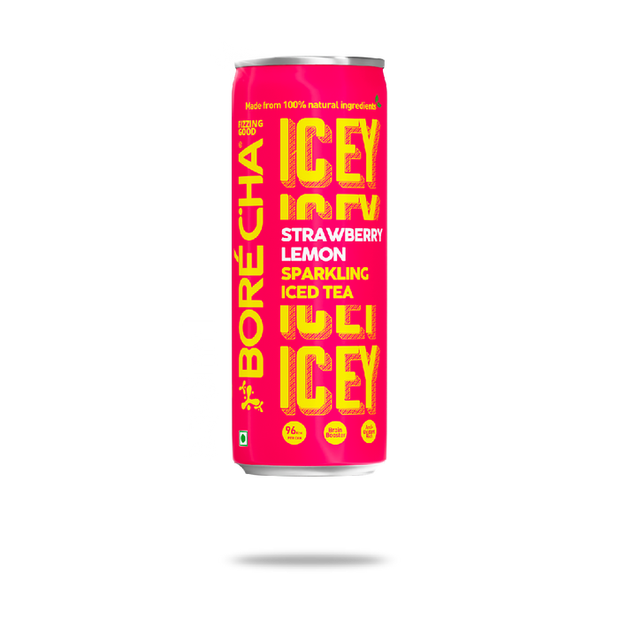 Strawberry Lemon Sparkling Iced Tea